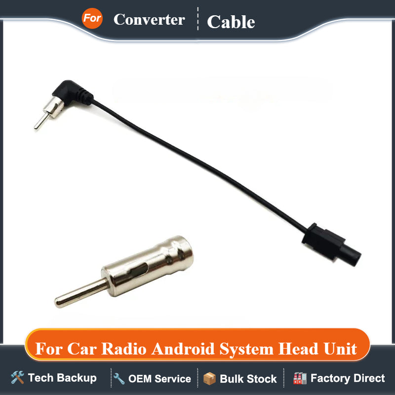10 Pieces a Lot Fakra Antenna Adapter Cable, DIN Plug Radio Converter, for Car Radio Android System Head Unit