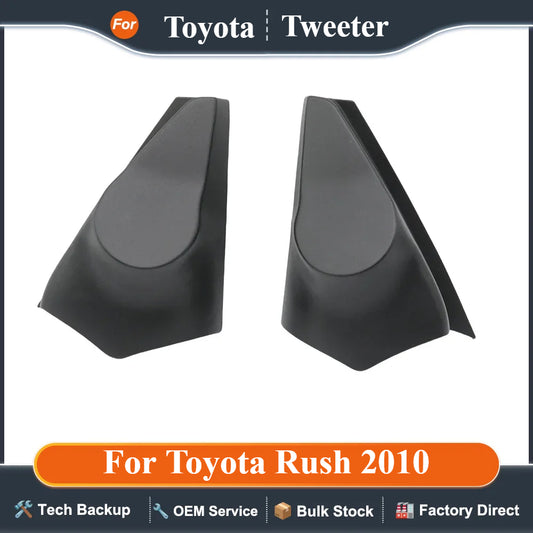 2PCS For Toyota Rush 2010 Car Tweeter Refitting Audio Door Angle Gum Speaker Cover Boxes Mounts