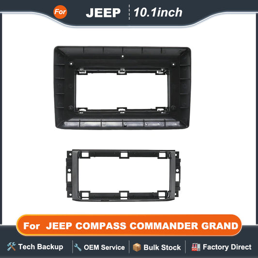 For JEEP COMPASS COMMANDER GRAND CHEROKEE WRANGLER LIBERTY PATRIOT universal car dvd radio frame fascia panel