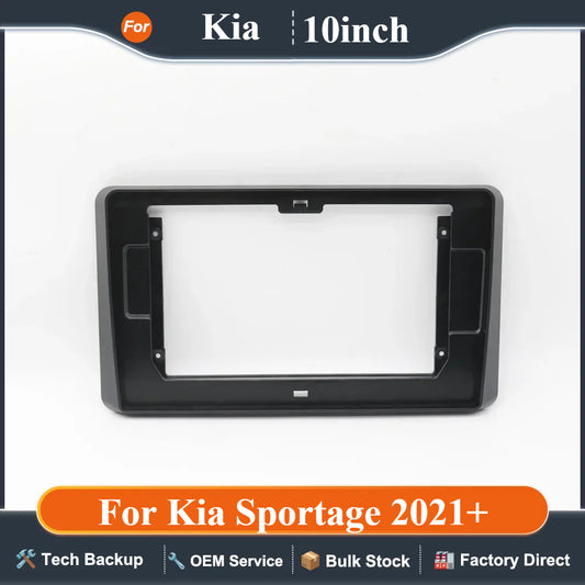 10 Inch Car Frame Fascia Adapter For Kia Sportage 2021+ Android Radio Dash Fitting Panel Kit