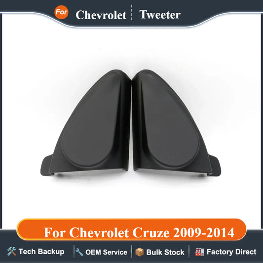 AUTODAILY 2PCS For Chevrolet Cruze 2009-2014 Car Tweeter Refitting Audio Door Angle Gum Speaker Cover Boxes Mounts