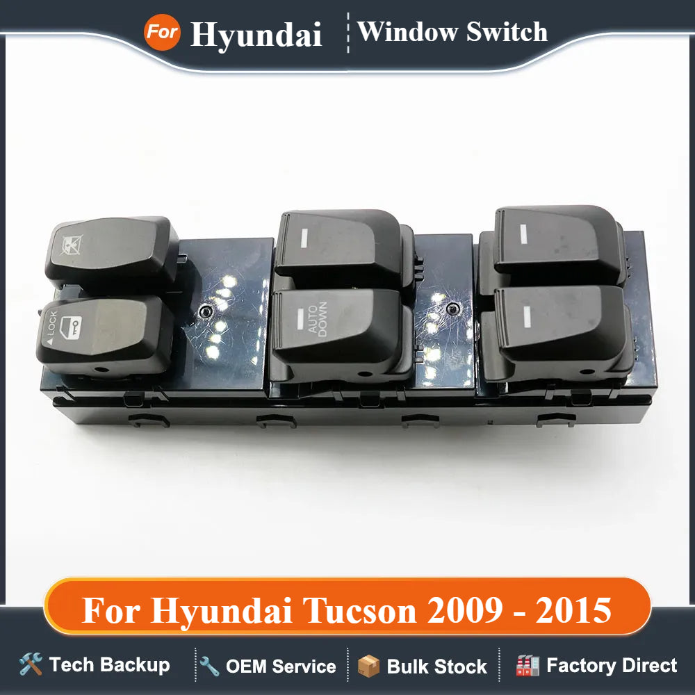 Malcayang Window Front Left Master Switch Fit For Hyundai Tucson 2009 2010 2011 2012 2013 2014 2015 Car Auto accessorie