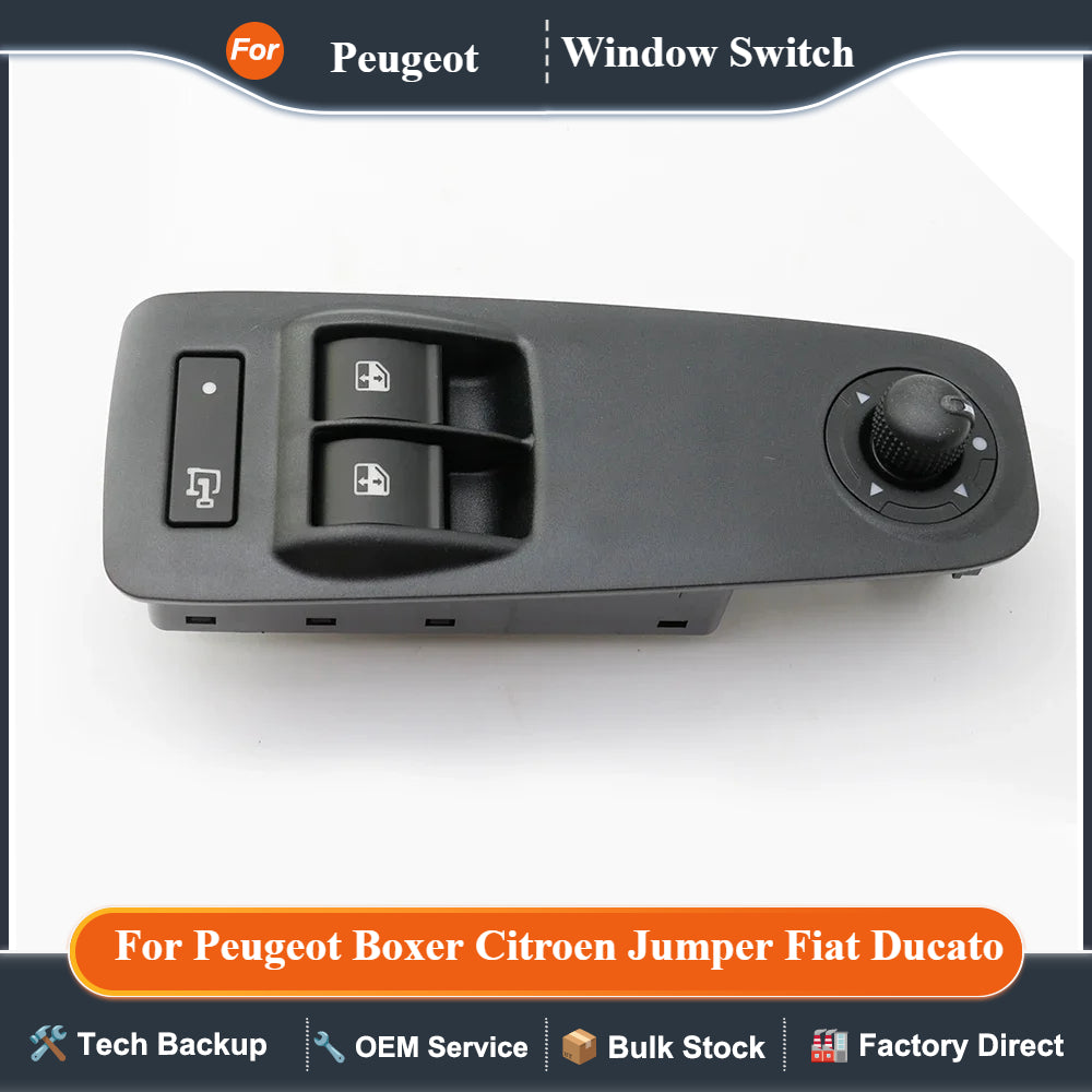 New Power Window Switch For Peugeot Boxer Citroen Jumper Fiat Ducato 735487419
