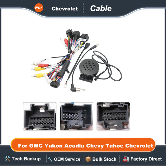 GM-SS-05 Canbus Box Adapter for GMC Yukon Acadia Chevy Tahoe Chevrolet Enclave Silverado Suburban Car 16 Pin Car Wiring Harness