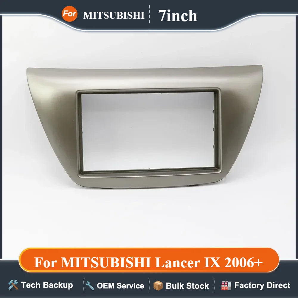 7 Inch Car Radio DVD Player Fascias Frame For MITSUBISHI Lancer IX 2006+ 2 Din Head Unit GPS MP5 Android Install Panel Dash