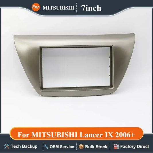 7 Inch Car Radio DVD Player Fascias Frame For MITSUBISHI Lancer IX 2006+ 2 Din Head Unit GPS MP5 Android Install Panel Dash