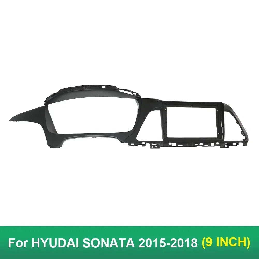 9 inch double din car interior dashboard dvd stereo radio frame fascia panel for Hyundai sonata 7 LF  2014-2017