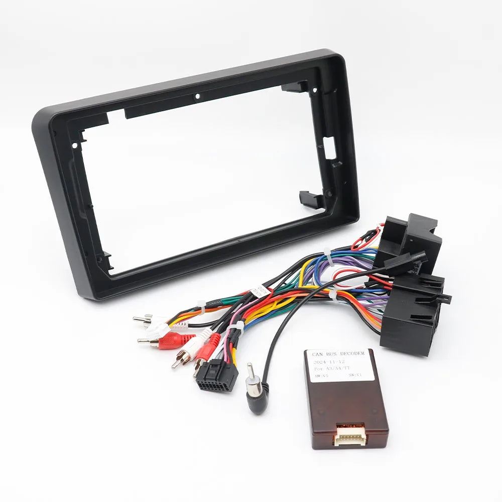 For Audi A3 2008-2012 9 inch Car Audio Big Screen DVD Fascia Frame Adapter 2Din Dash Installation Panel  Kit