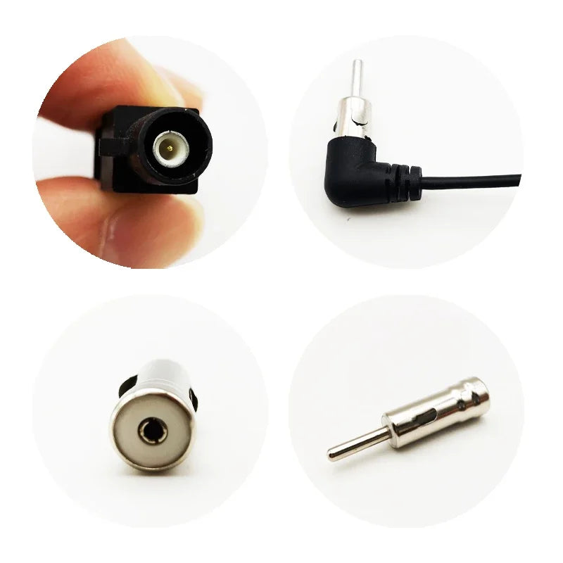 10 Pieces a Lot Fakra Antenna Adapter Cable, DIN Plug Radio Converter, for Car Radio Android System Head Unit