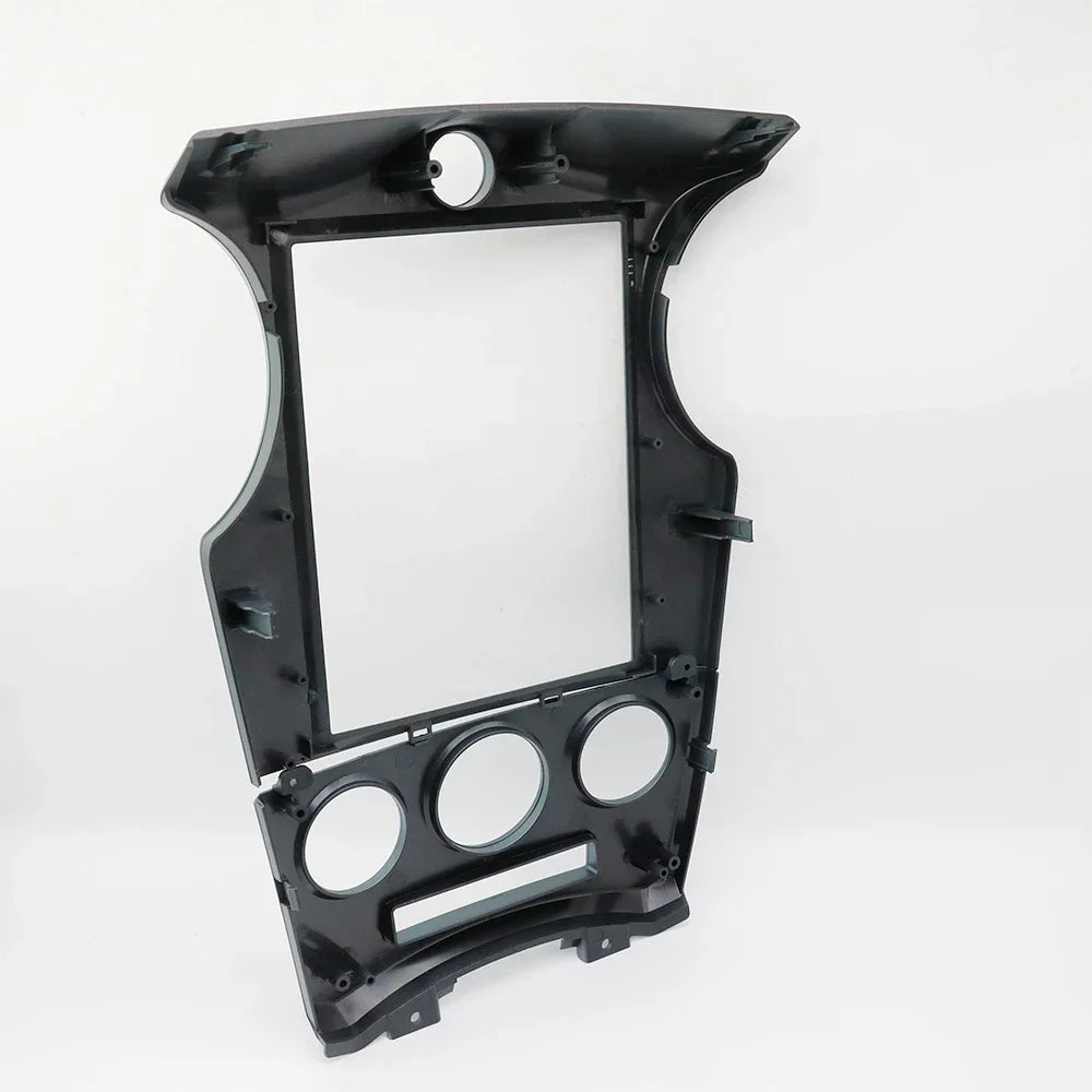 9.7 Inch 2 Din Car Radio Fascias For KIA CARENS 2007-2011 Tesla Style Multimedia Frame Video Player Navigation DVD Panel Trim