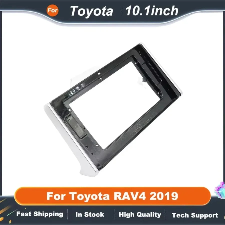 10.1 Inch Car Radio Fascia 2Din Fitting Kit for TOYOTA RAV4 2019 Dash Panel Radio Frame Installation Kit