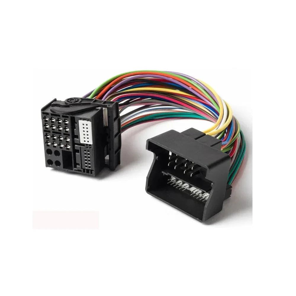 40 Pin Quadlock Extension Adapter Cable Plug Play Wiring Harness for BMW Citroen Ford Mercedes Peugeot VW Audi SEAT Opel Skoda