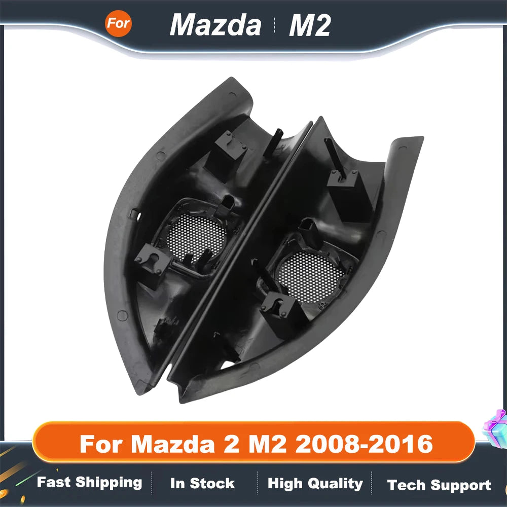 2PCS For Mazda 2 M2 2008-2016 Car Tweeter Refitting Audio Door Angle Gum Speaker Cover Boxes Mounts
