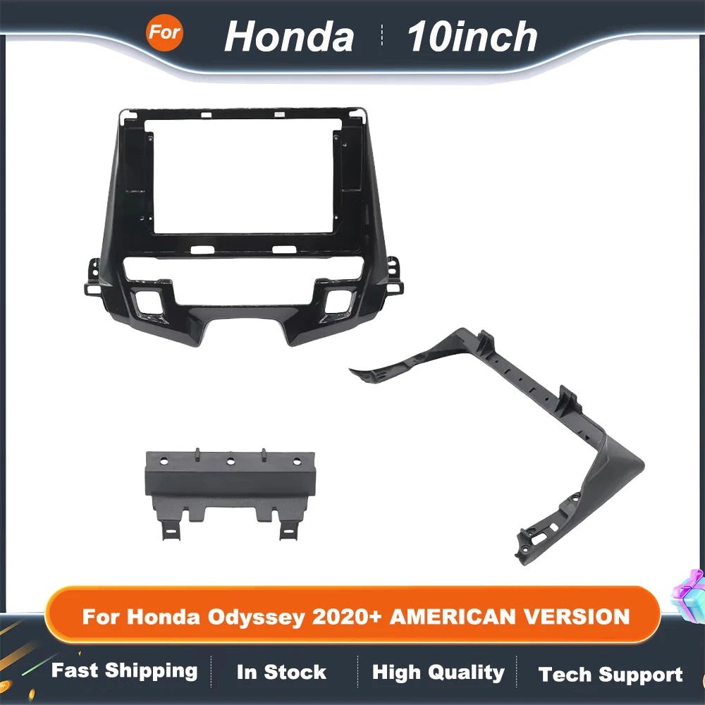 10 Inch Car Frame Fascia Adapter  For Honda Odyssey 2020+ AMERICAN VERSION Android Radio Dash Fitting Panel Kit
