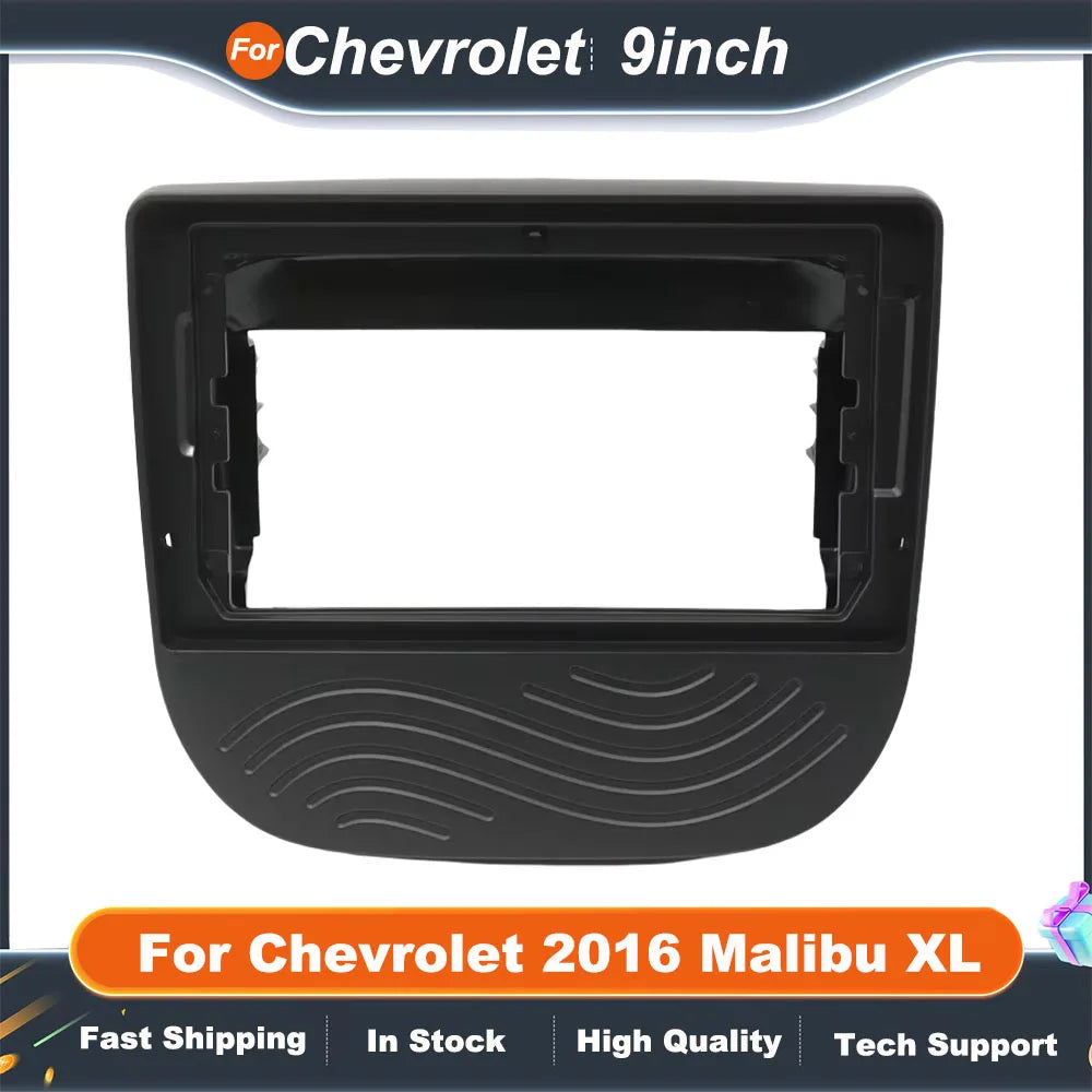9 inch Car Radio Fascia For Chevrolet 2016 Malibu XL Stereo Panel Dashboard Kit Refitting Installation Frame