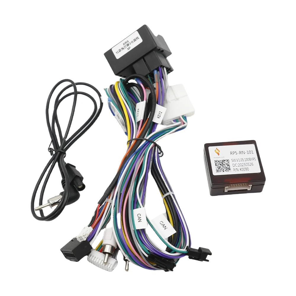 Car Radio RP5-RN-101 Canbus Box For Renault Koleos 2009-2016 Wiring Harness Power Cable Decoder Adapter