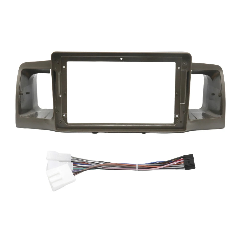 For 2002-2013 Toyota corolla 9inch dvd android stereo frame panel fascia dashboard audio player screen cables navigation harness