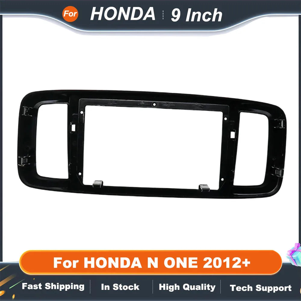 9 Inch Car Radio Stereo  Frame For HONDA N ONE 2012+GPS MP5 Android Player 2 Din Fascias Panel DashBoard Cover