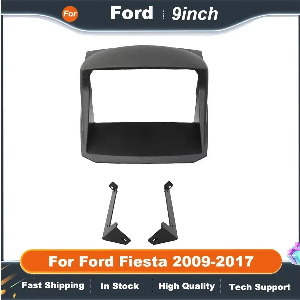 For Ford Fiesta 9 Inch Android Dash Panel Fitting Kit with CANBUS Box  Fascia Frame Adapter