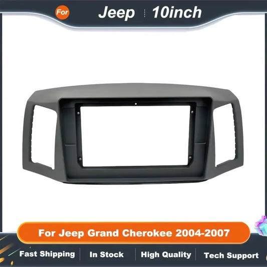 10 Inch Car Frame Fascia Adapter For Jeep Grand Cherokee 2004-2007 Canbus Box Android Radio Dash Fitting Panel Kit