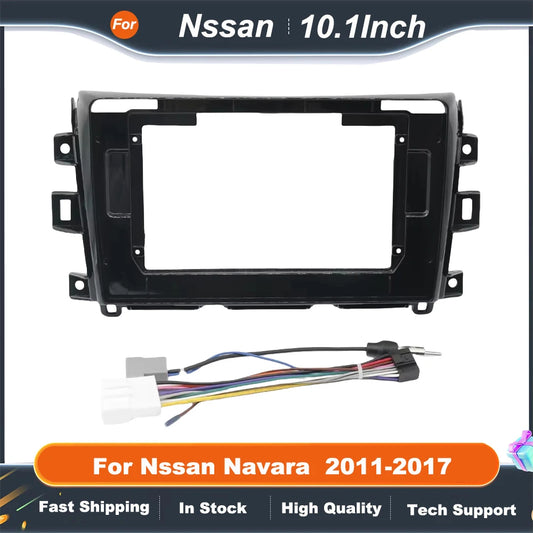 10 Inch Car Radio Fascia For Nssan Navara 2011-2017 Terra Frontier NP  Canbus Box Decoder Android Radio Dash  Panel Kit