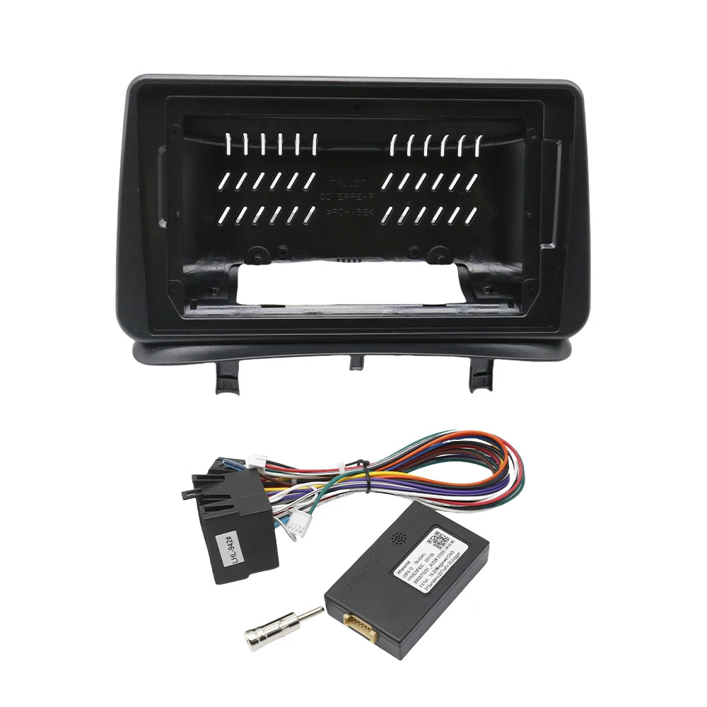 9Inch For Renault Clio3 2005-2019 Car Radio Android MP5 Player Manual Casing Frame 2 Din Head Unit Fascia Stereo Dash Cover Trim