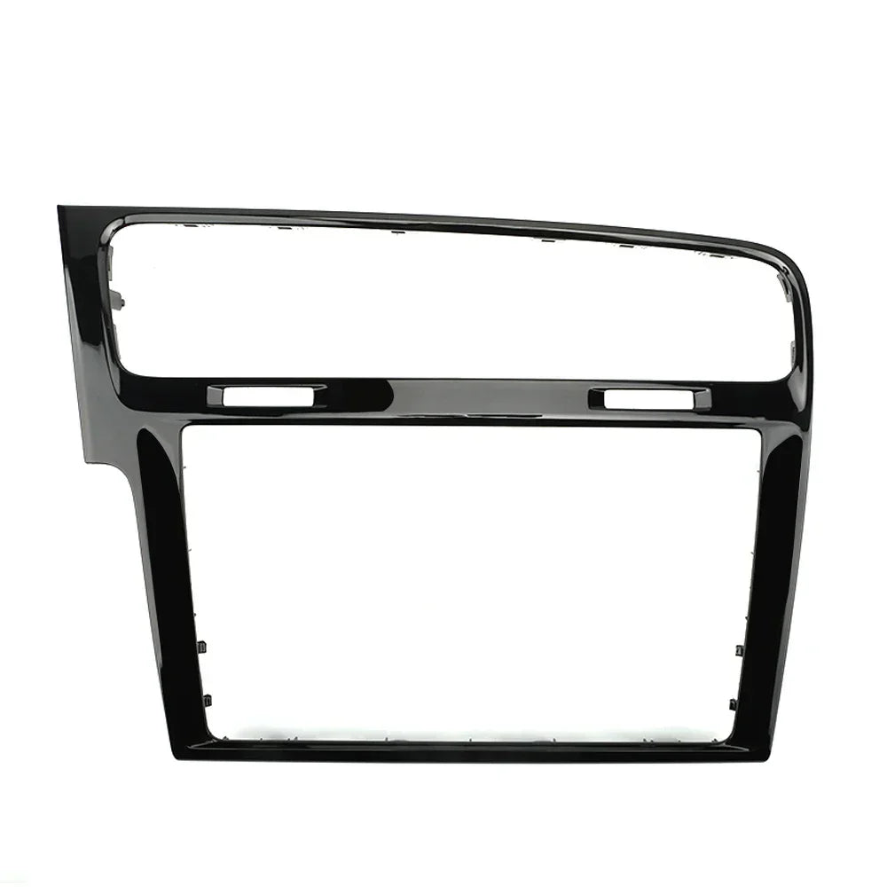 8 inch 9.2  car Radio Frame Decorative Piano Black/Gray/ Fibre Touch Screen Bezel Trim FasciasFor VW Golf 7 7.5 MIB2
