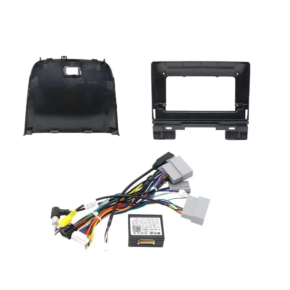 For Honda Vezel XRV HRV HR-V 2021+ 9/10 Inch Car Frame Fascia Adapter Canbus Box Decoder Android Radio Dash Fitting Panel Kit