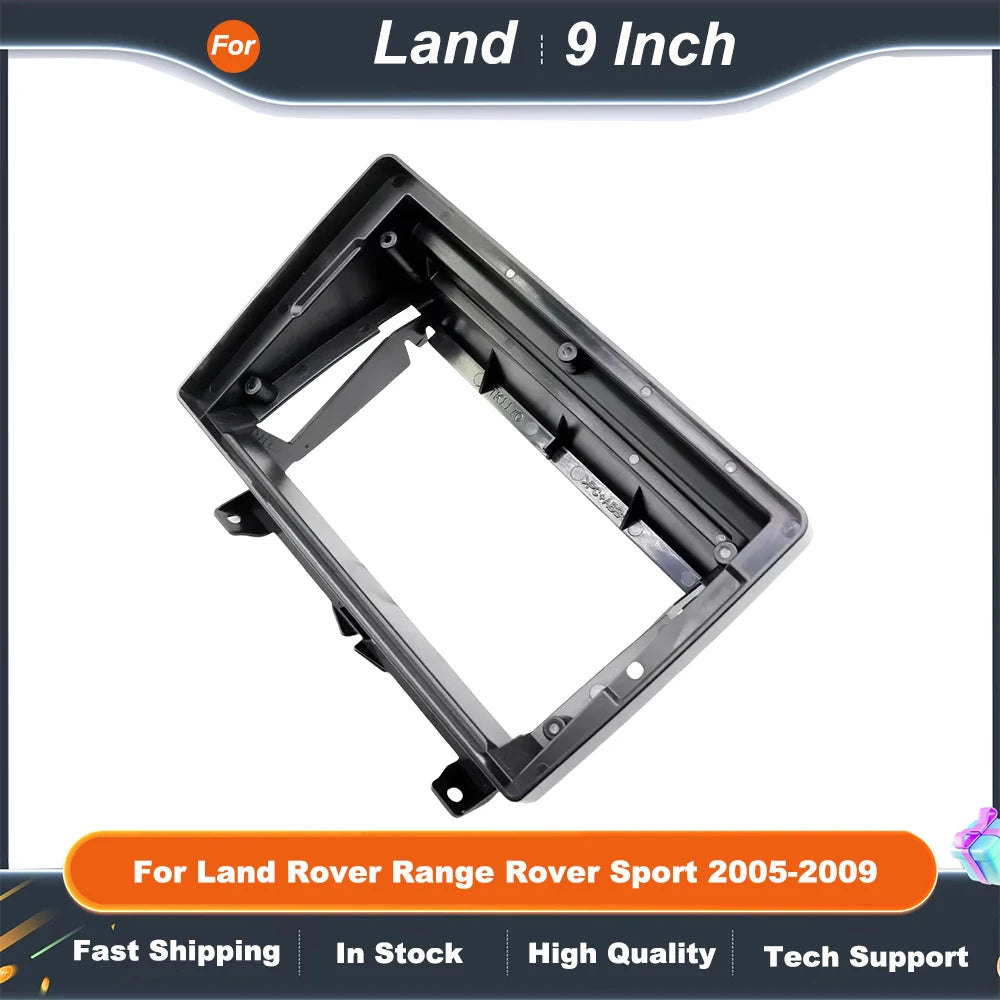 9 Inch car multimedia frame Adapter For Land Rover Range Rover Sport 2005-2009 Android Radio Dash Fitting Panel Kit
