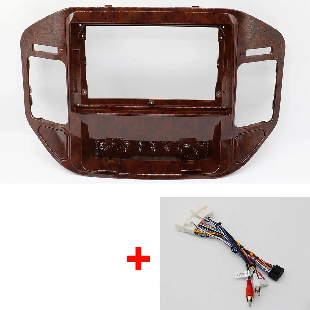 For Mitsubishi Pajero V73 2004-2011(9Inch) Car Radio Fascias Android GPS MP5 Stereo Player 2 Din Head Unit Panel Dash Frame Inst