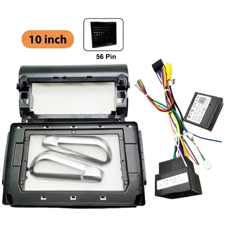 10" Android Radio Panel Frame for Peugeot 208 2008 (2015 to 2019), Wiring Harness Adapter, CAN Bus Decoder, 16 Pin Plug Cable