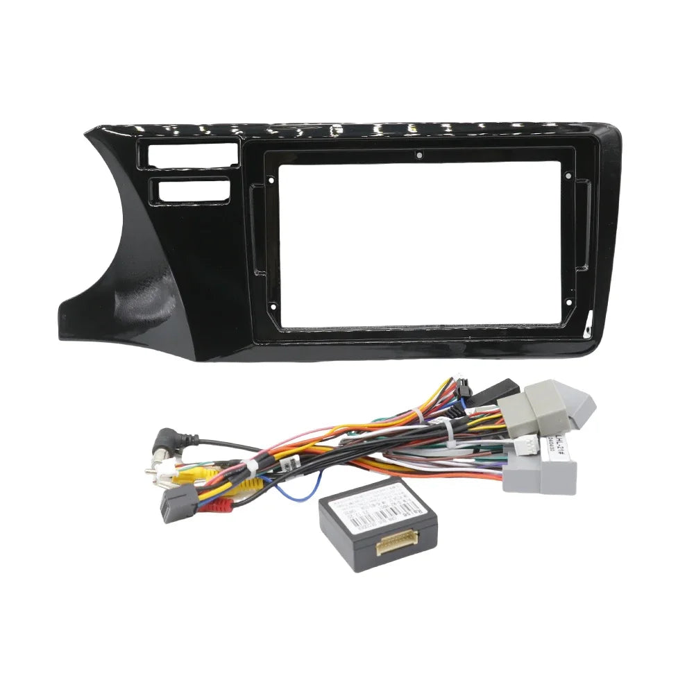 For Honda CITY 2014-2019(9INCH)Car Radio Fascias Android GPS MP5 Stereo Player 2 Din Head Unit Panel Dash Frame Installation Tri