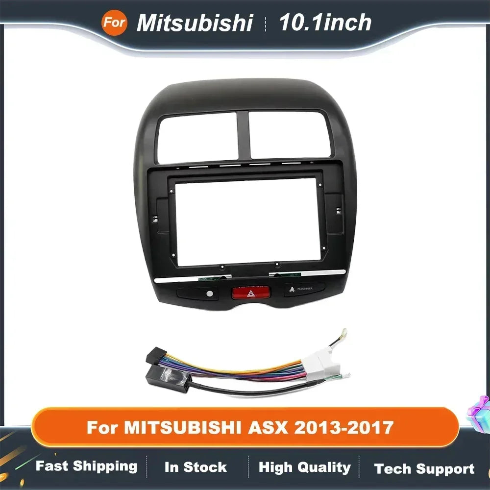 10.1 Inch 2 Din Android Car Radio Fascia for MITSUBISHI ASX 2013-2017 with MP5 Player