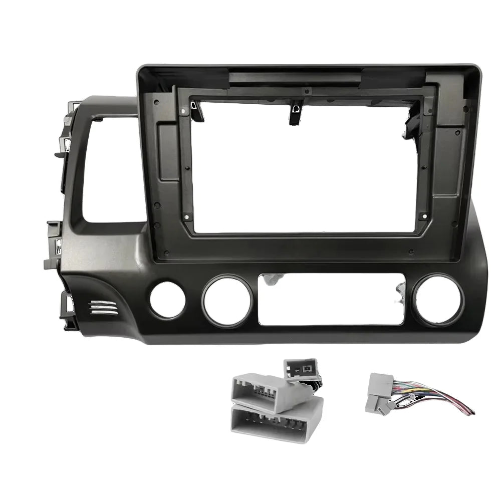 For Honda Civic 2006-2011 10.1 Inch Car Android Radio MP5 Player Casing Frame 2Din Panel Head Unit Fascia Dash Cover Trim Kit