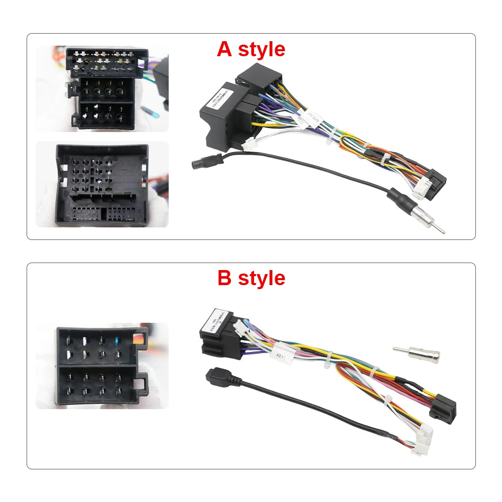 VW-RZ-08 G-RZ-VW58 Canbus Box for Android Volkswagen Skoda Seat Golf 5 6 Polo Passat Jetta Tiguan Touran Car Player Wiring Cable