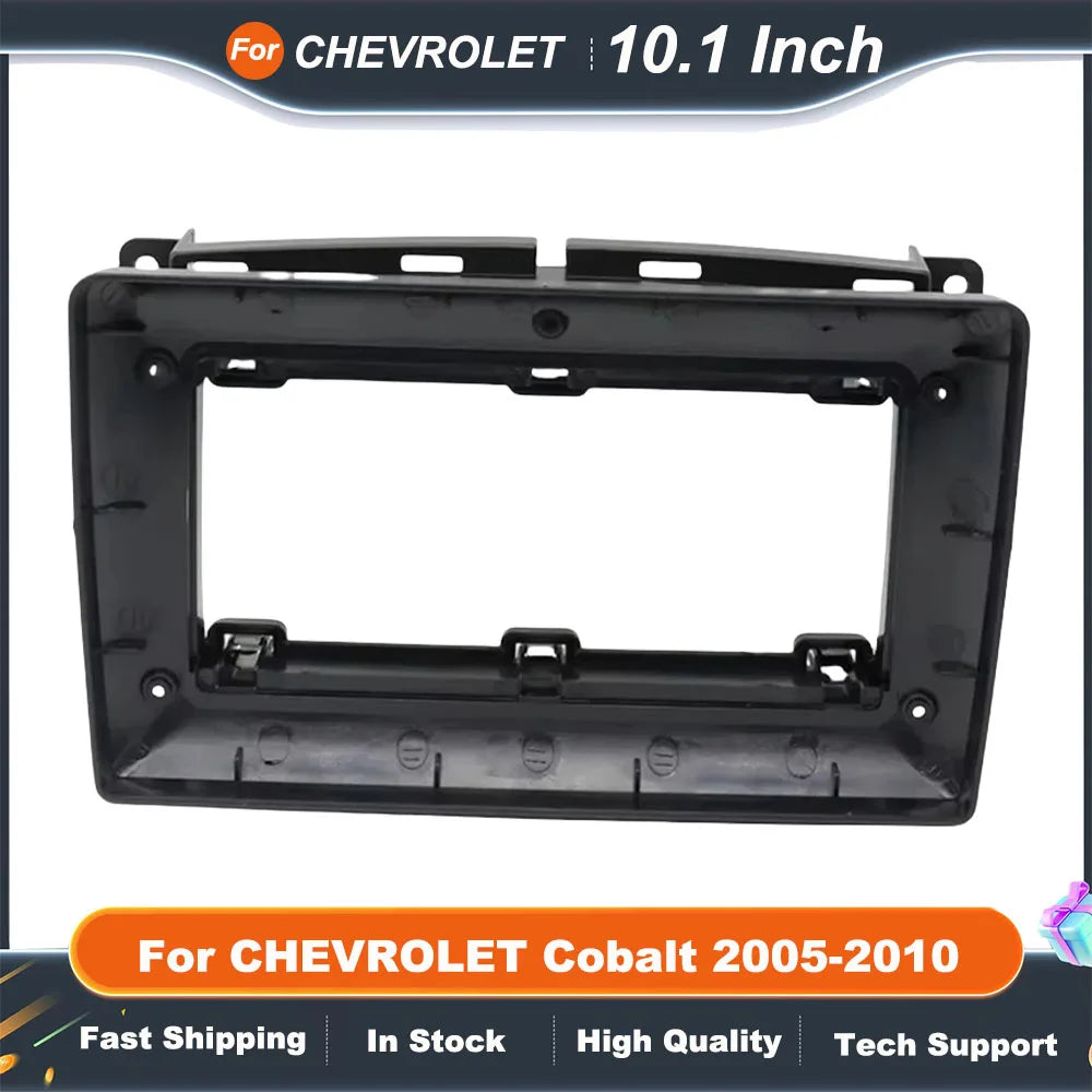 10.1 Inch Car Fascia Radio Panel For CHEVROLET Cobalt 2005-2010 Equinox HHR Malibu Dash Kit Facia Bezel Console Plate Trim Cover