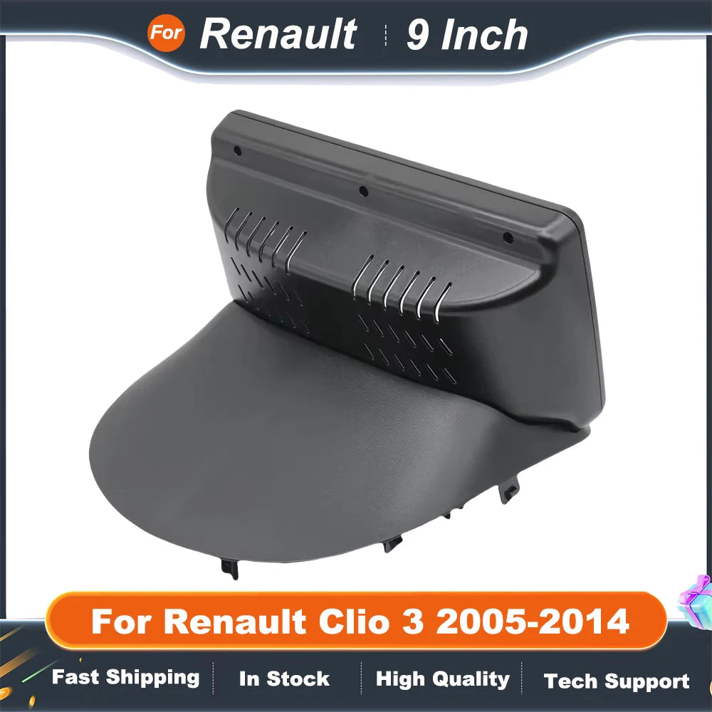 9 Inch Car Frame Fascia Adapter Canbus Box For Renault Clio 3 2005-2014 Android Radio Audio Dash Fitting Panel Kit