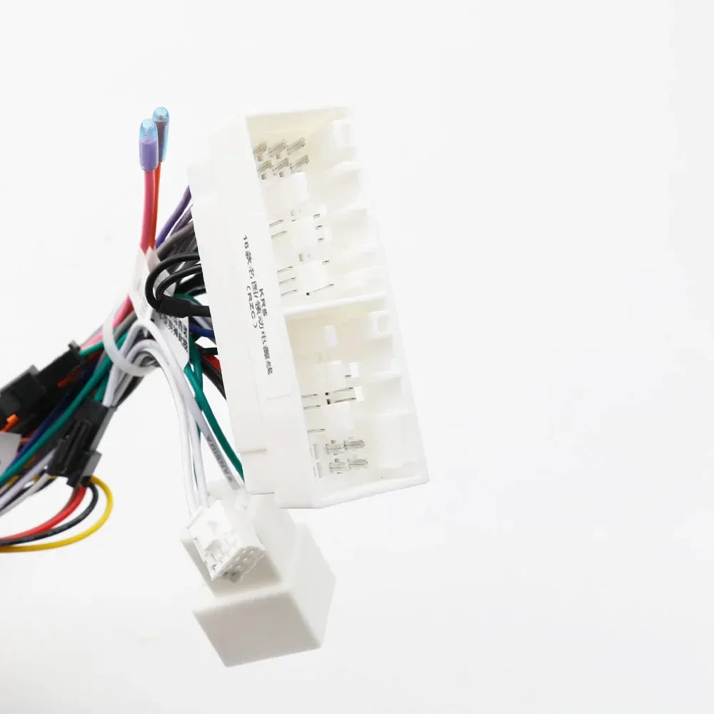 Car Audio 16PIN DVD Player Power Calbe Adapter With Canbus Box For Hyundai Encino IX35  KIA K3 K5 Stereo Plug Wiring Harness