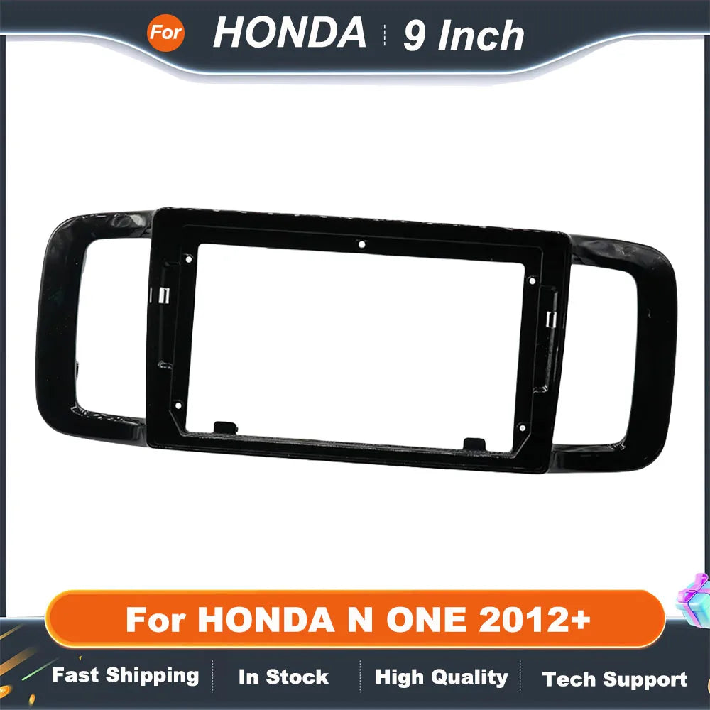 9 Inch Car Radio Stereo  Frame For HONDA N ONE 2012+GPS MP5 Android Player 2 Din Fascias Panel DashBoard Cover