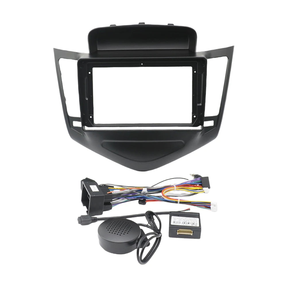 For Chevrolet CRUZE 2009-2014 9 inch 2Din Car DVD Frame Audio Fitting Adaptor Dash Trim Kits Facia Panel Double Din Radio Player