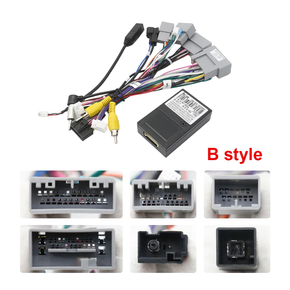 G-RZ-HD56 for HONDA CRV 2012-2016 (2.4) Android Car Radio Canbus Box for HONDA Decoder Wiring Harness Adapter Power Cable