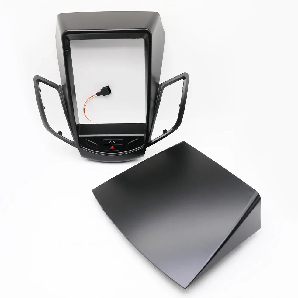 For FORD FIESTA 2009-2014 9.7 Inch 2 Din Car Radio Fascias Tesla Style Multimedia Frame Video Player Navigation DVD Panel Trim