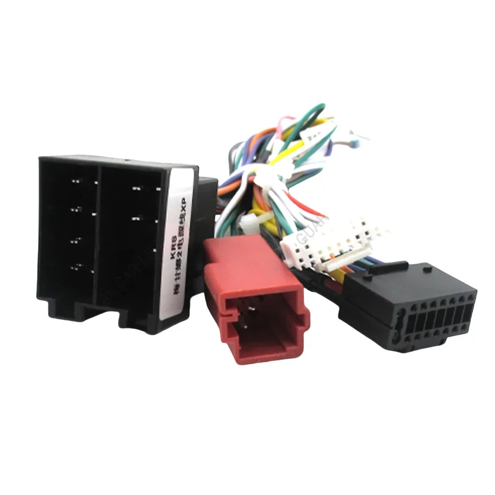 16 Pin For RENAULT Megane 2 Clio 3 2004 - 2007/ Laguna 3 2007 Android Player Power Cable Audio Adaptor Dash Trim kit Facia Panel