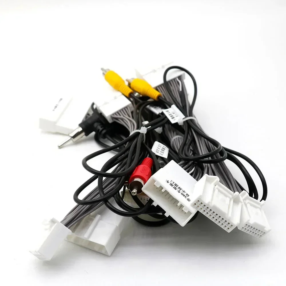 AUTODAILY Car 16pin Wiring Harness Adapter Canbus Box Decoder For Nissan Murano 2011-2014 Android Radio Power Cable