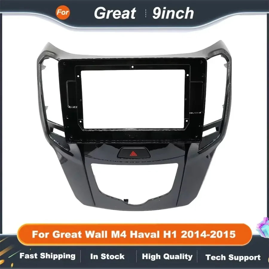 9 INCH Car Radio FasciaAdapter For Great Wall M4 Haval H1 2014-2015 Android Radio Audio Dash Fitting Panel Kit