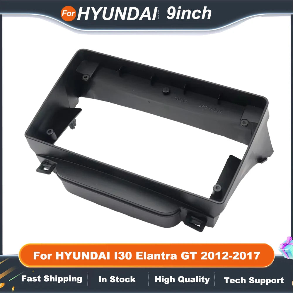 9 Inch car stereo frame For HYUNDAI I30 Elantra GT 2012-2017 Android MP5 GPS Stereo Player Head Unit Panel Casing Frame Kit