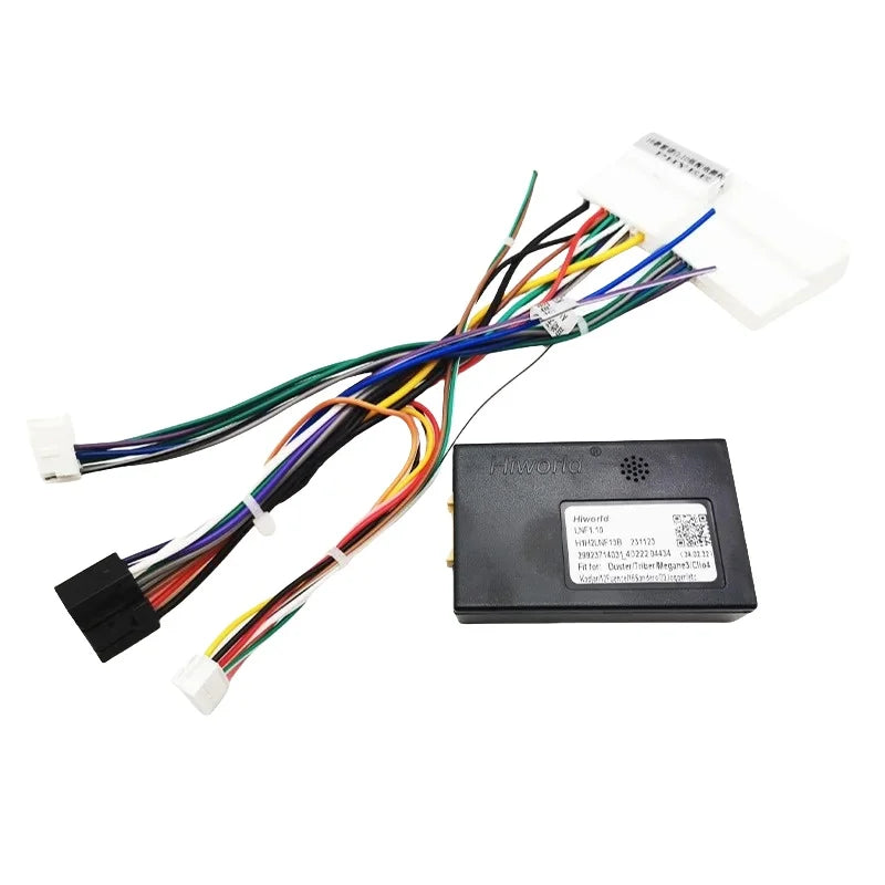 Wiring Harness CAN BUS Decoder 16 Pin Plug to 20Pin Connector Car Android Cable Adapter for Renault Clio Mk4 Kadjar Sandero Mk3