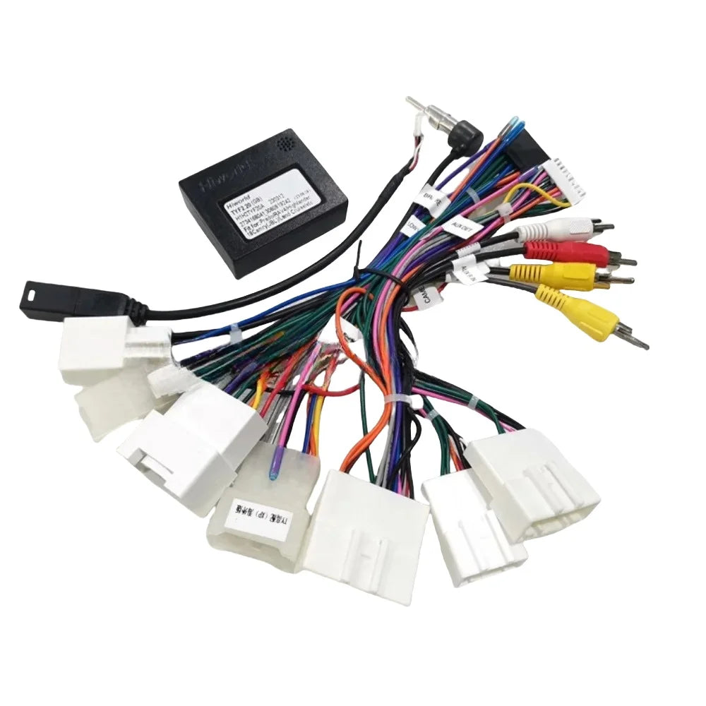 JBL16 Pin Car Radio Stereo Wiring Harness Cable Adapter For Toyota Prado 150 2013/Camry 2018/Avensis 2012/Verso 2016/RAV4 2017