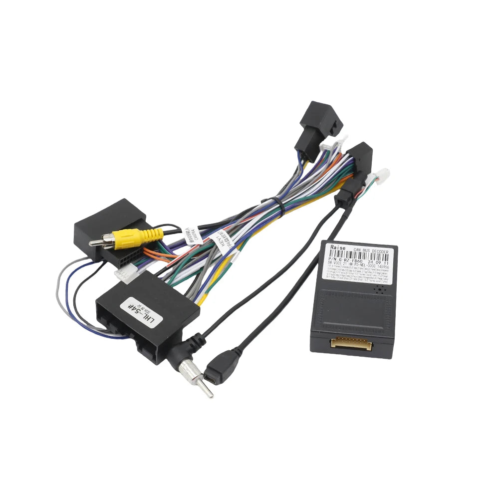 For Ford Mustang 2015-2018 9 Inch Car Fascia Frame Adapter Canbus Box Android Radio Dashboard Fitting Panel Kit Face Plate