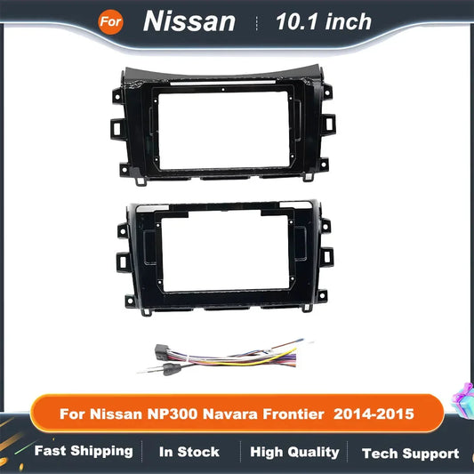 10.1 Inch Car Radio Fascia Frame for Nissan NP300 Navara Frontier Stereo DVD Player Installation Panel Bezel Kit